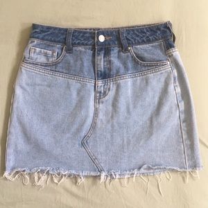 [pacsun] denim mini skirt